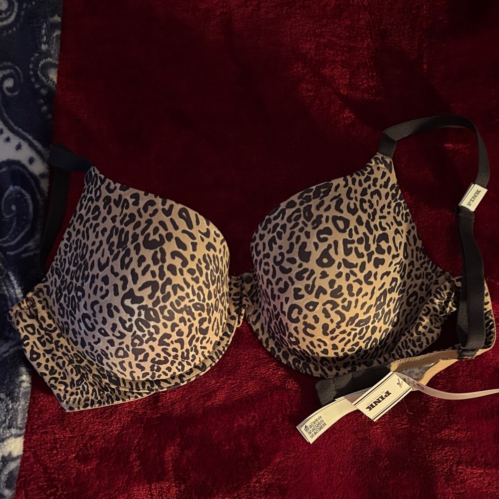 Leopard Print Women's Bra